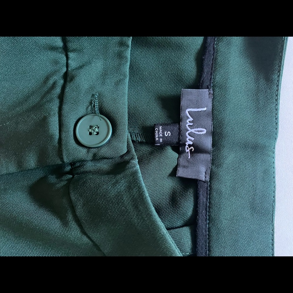 High waisted Green Pants